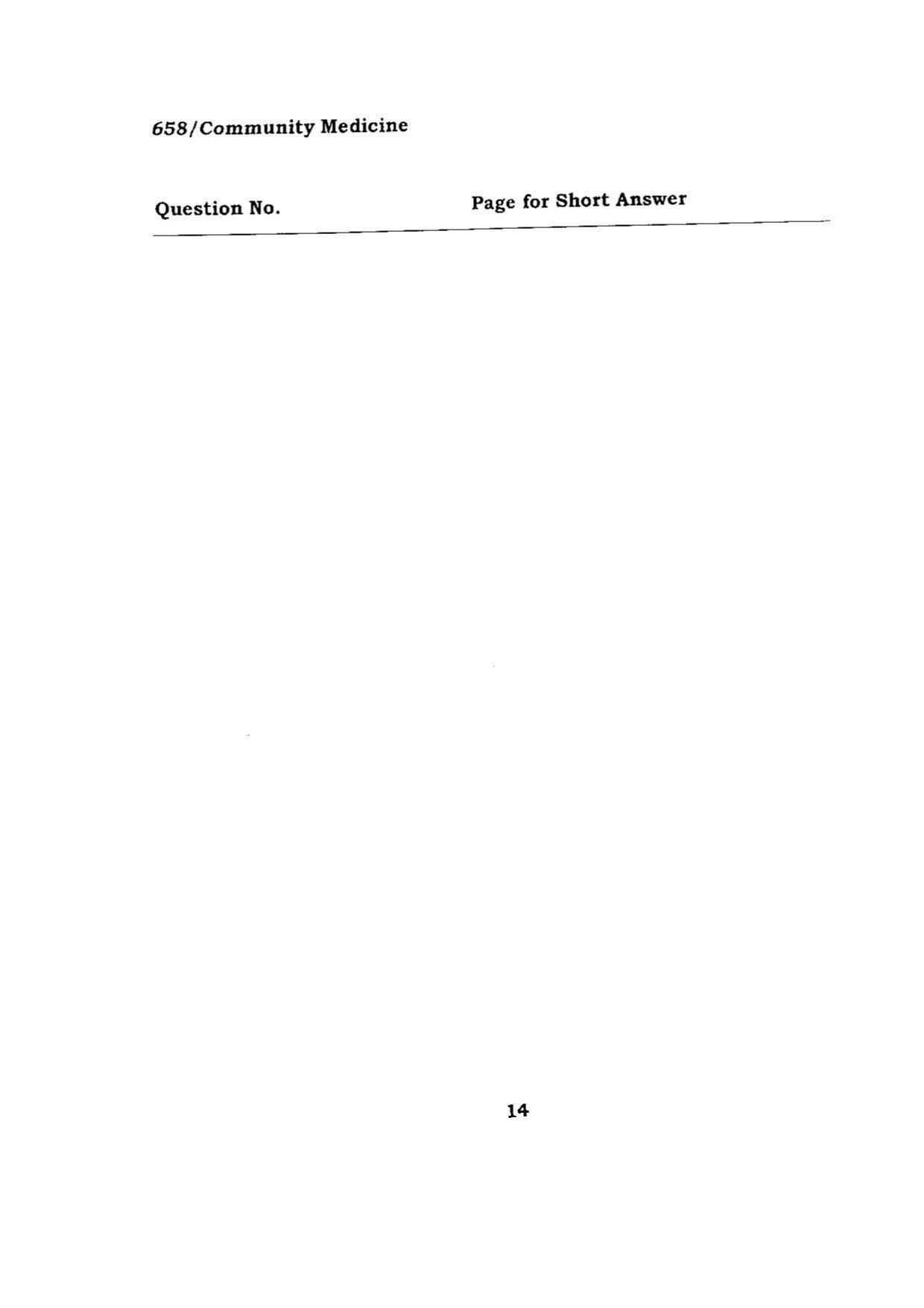 BHU RET COMMUNITY MEDICINE 2015 Question Paper - Page 14