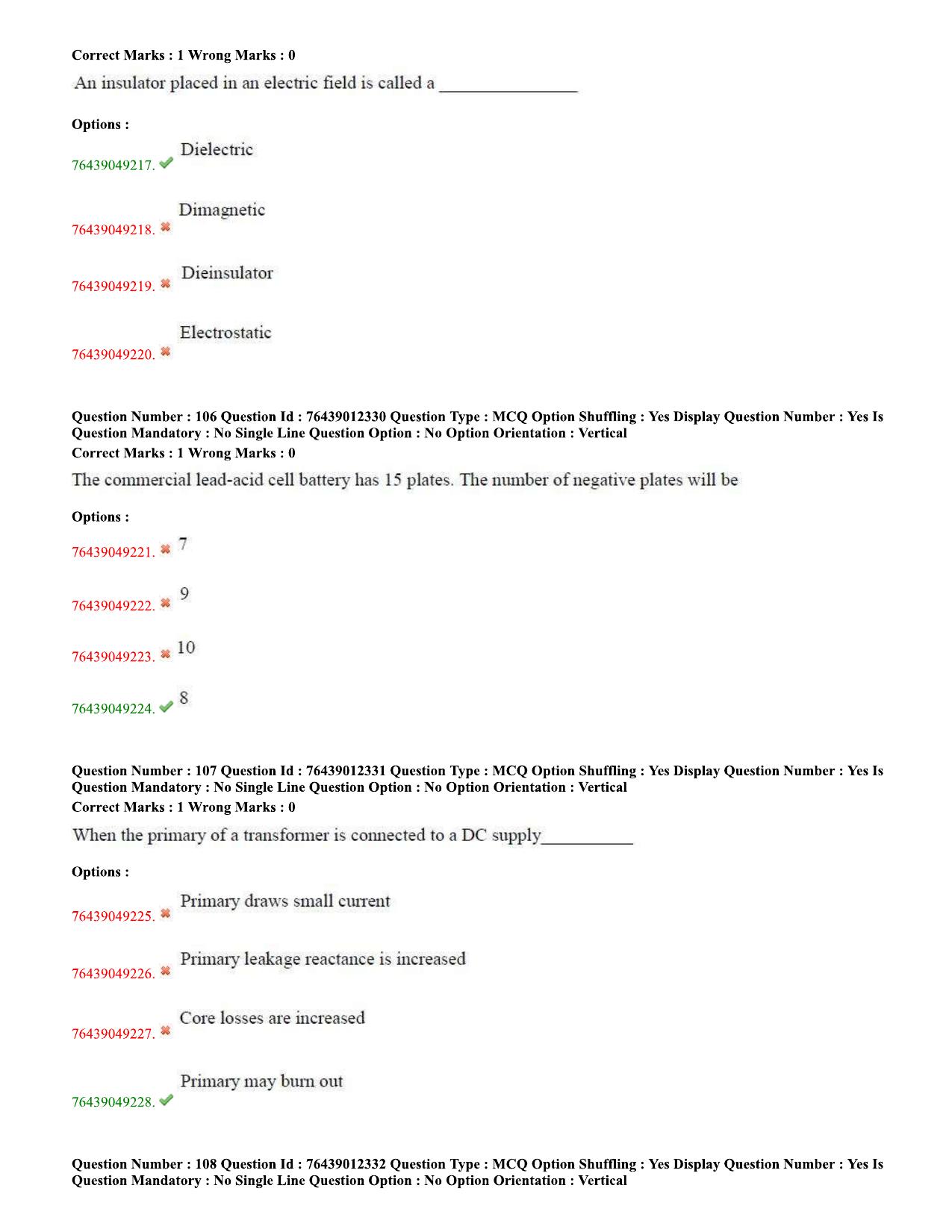 TS ECET 2020 Electronics and Instrumentation Engineering's Question Paper - Page 45