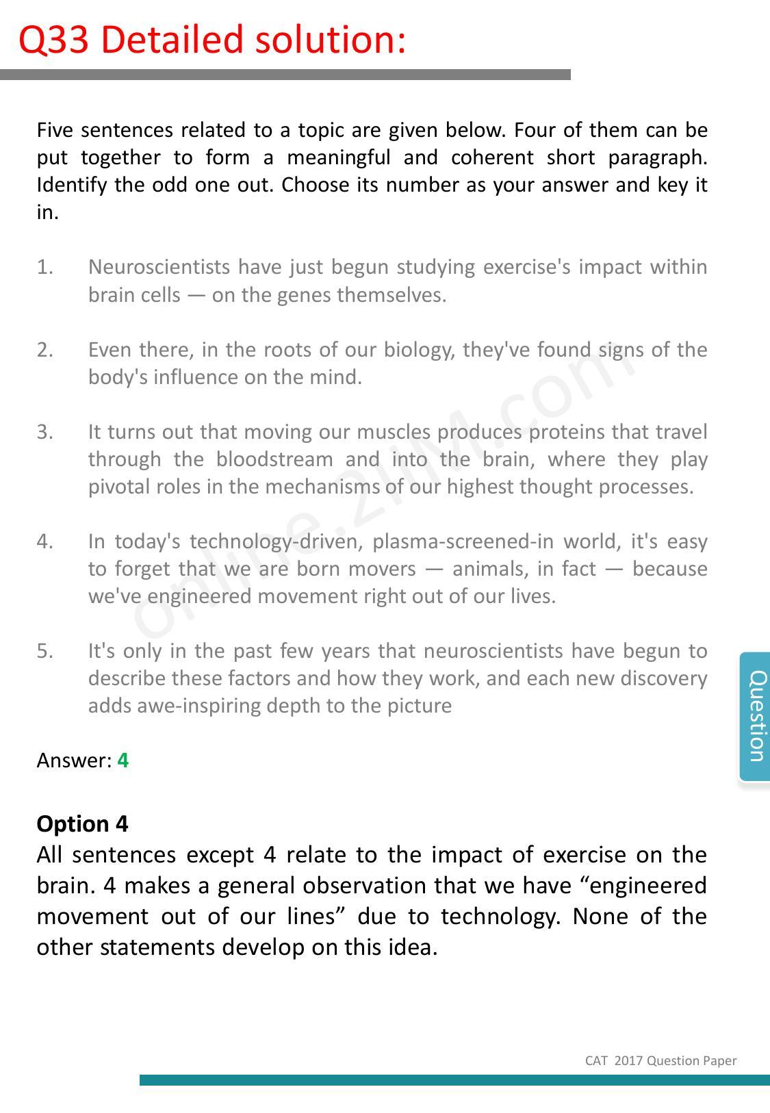 CAT 2017 CAT VARC Slot 1 Question Paper - Page 52