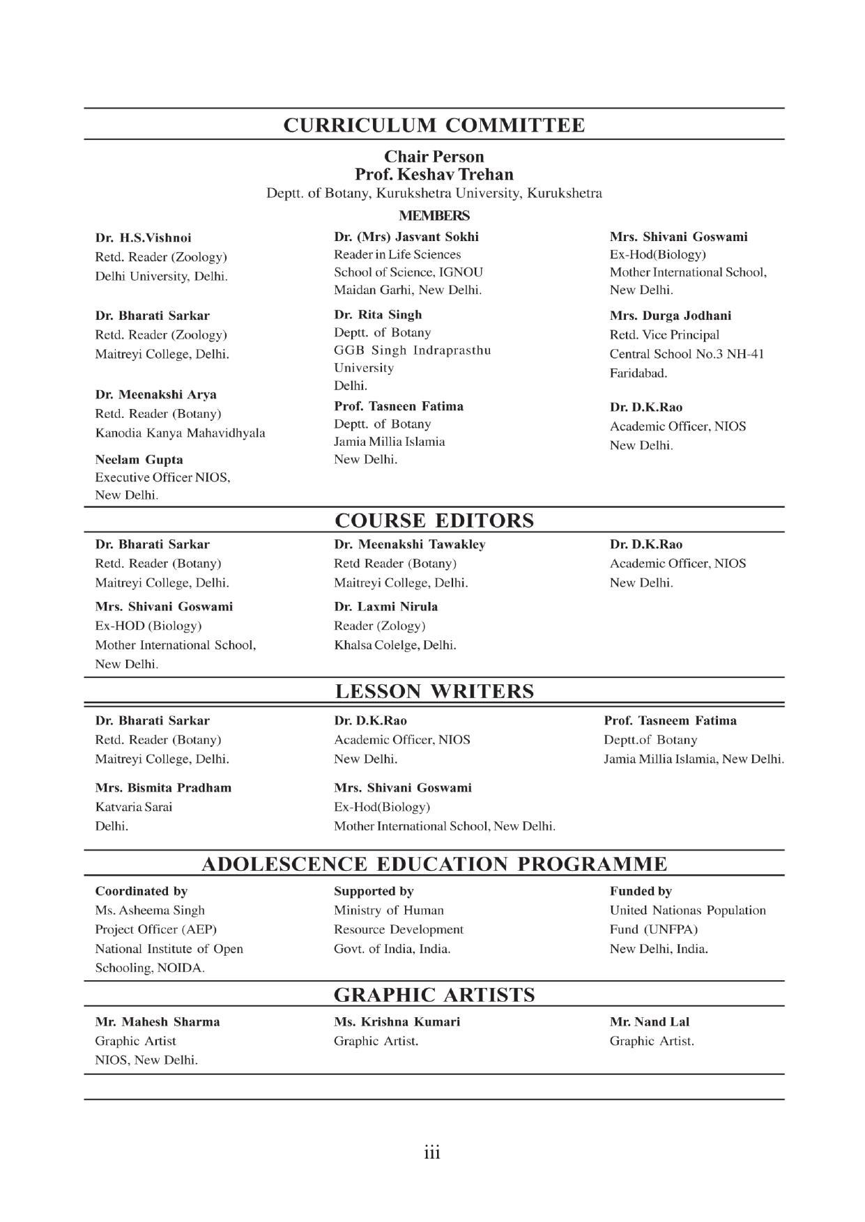 TS SCERT Inter 1st Year Biology Text Book Vol-II Path 1 (English Medium) Text Book - Page 3