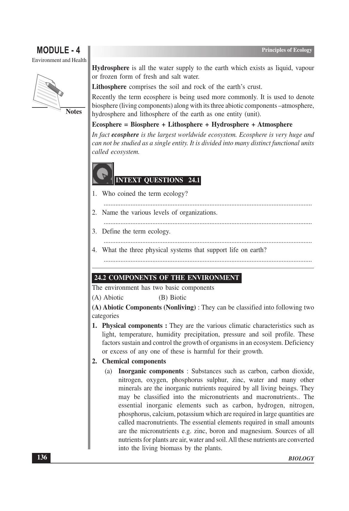 TS SCERT Inter 1st Year Biology Text Book Vol-II Path 1 (English Medium) Text Book - Page 156