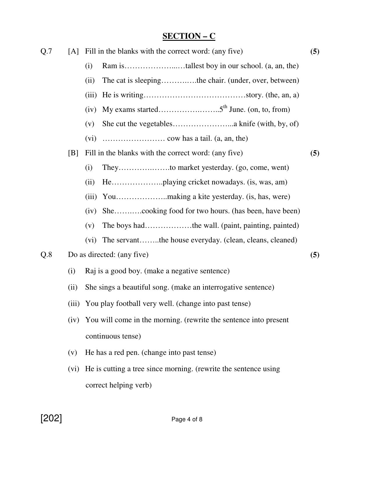 Open School Exam 2018 June Question Paper (All Subjects) - Page 12