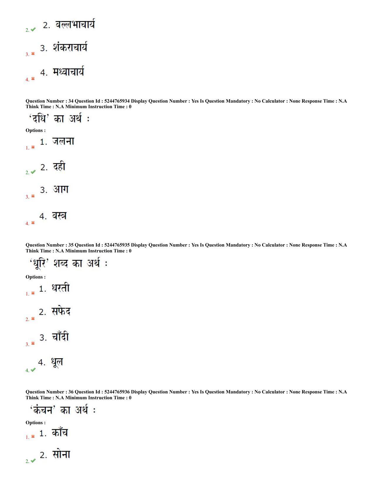 AP PGCET 2022 Hindi Paper with Answer Key - Page 13