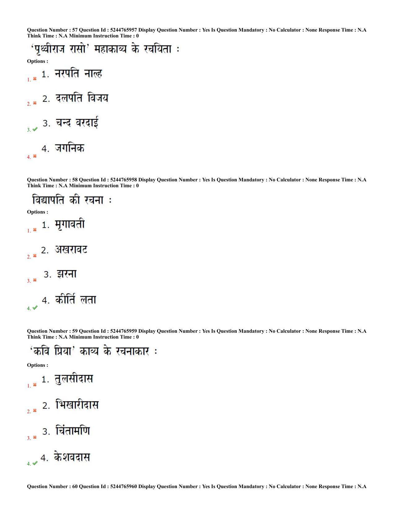 AP PGCET 2022 Hindi Paper with Answer Key - Page 21