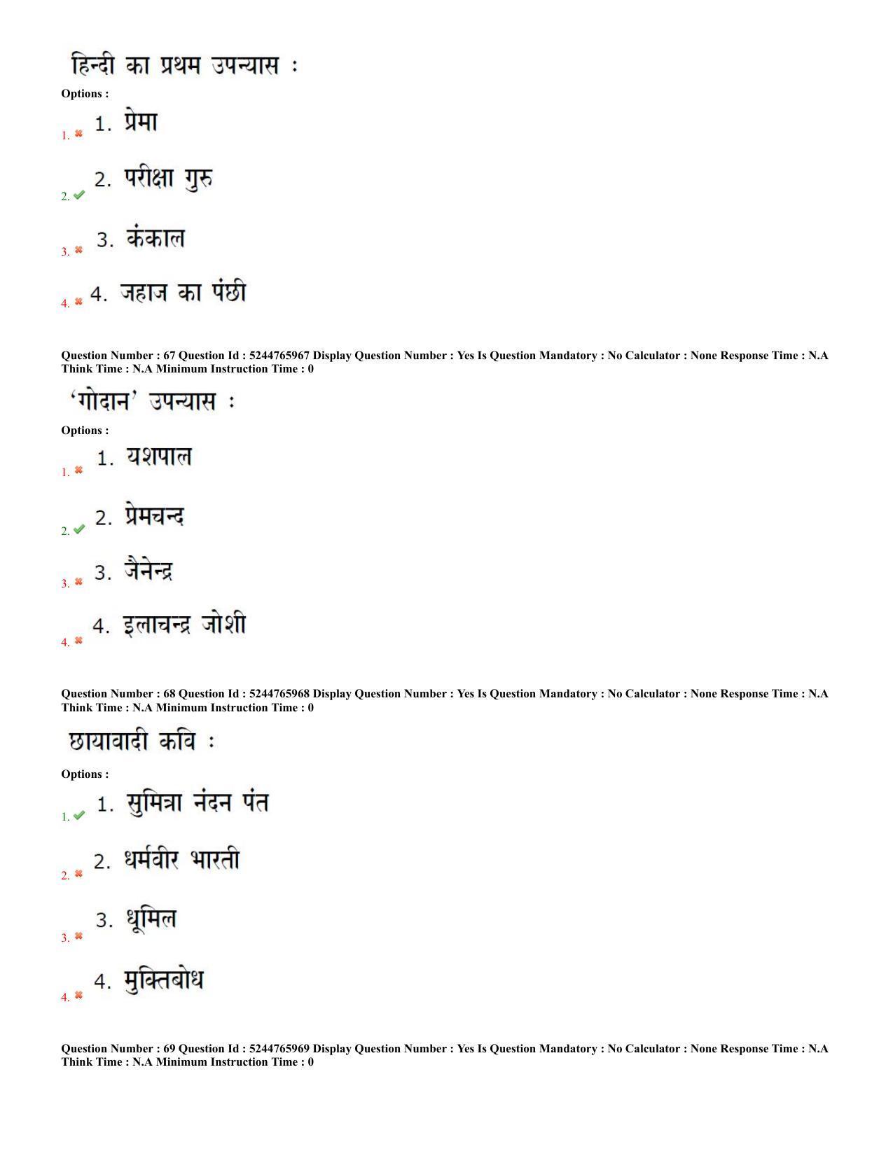 AP PGCET 2022 Hindi Paper with Answer Key - Page 24