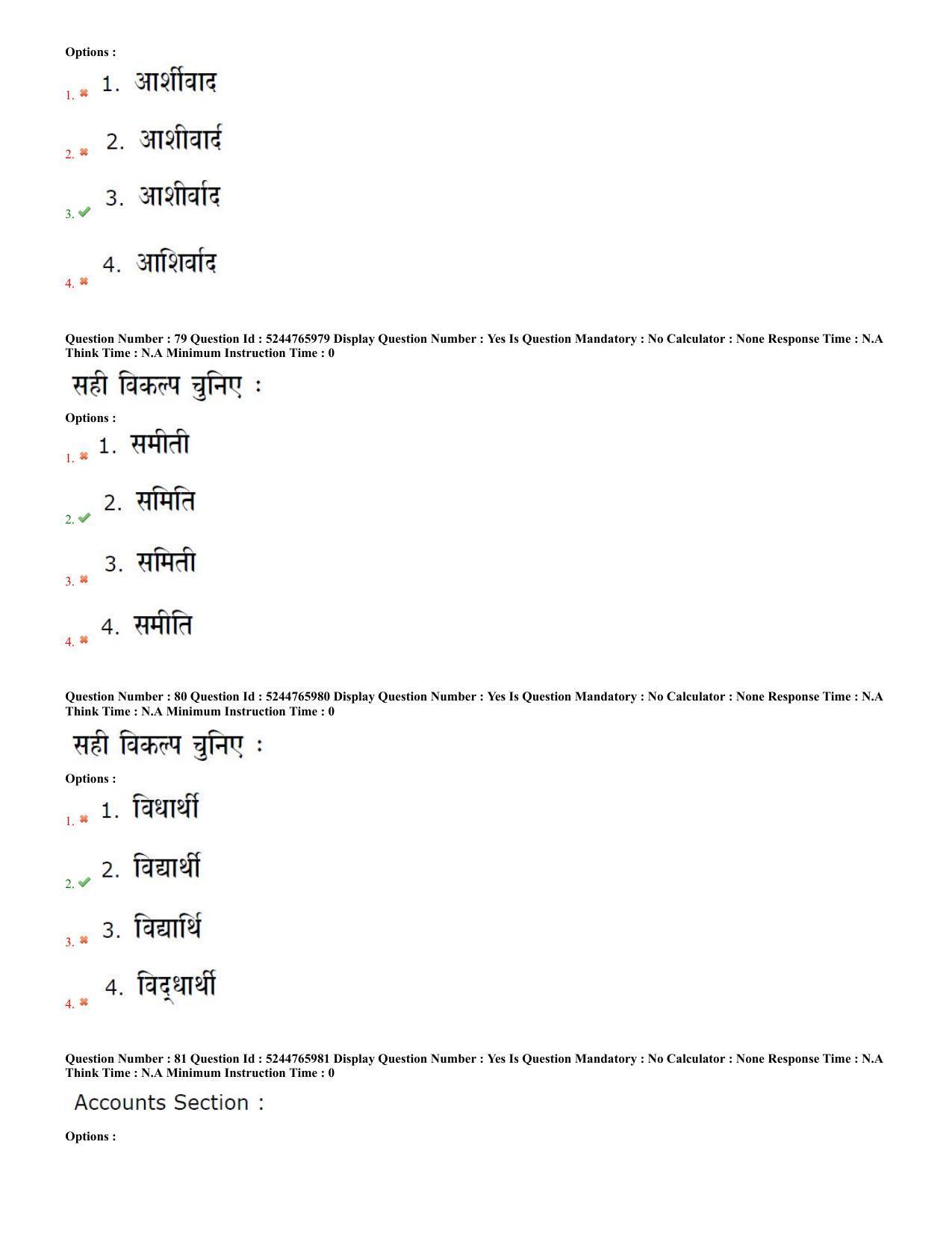 AP PGCET 2022 Hindi Paper with Answer Key - Page 28