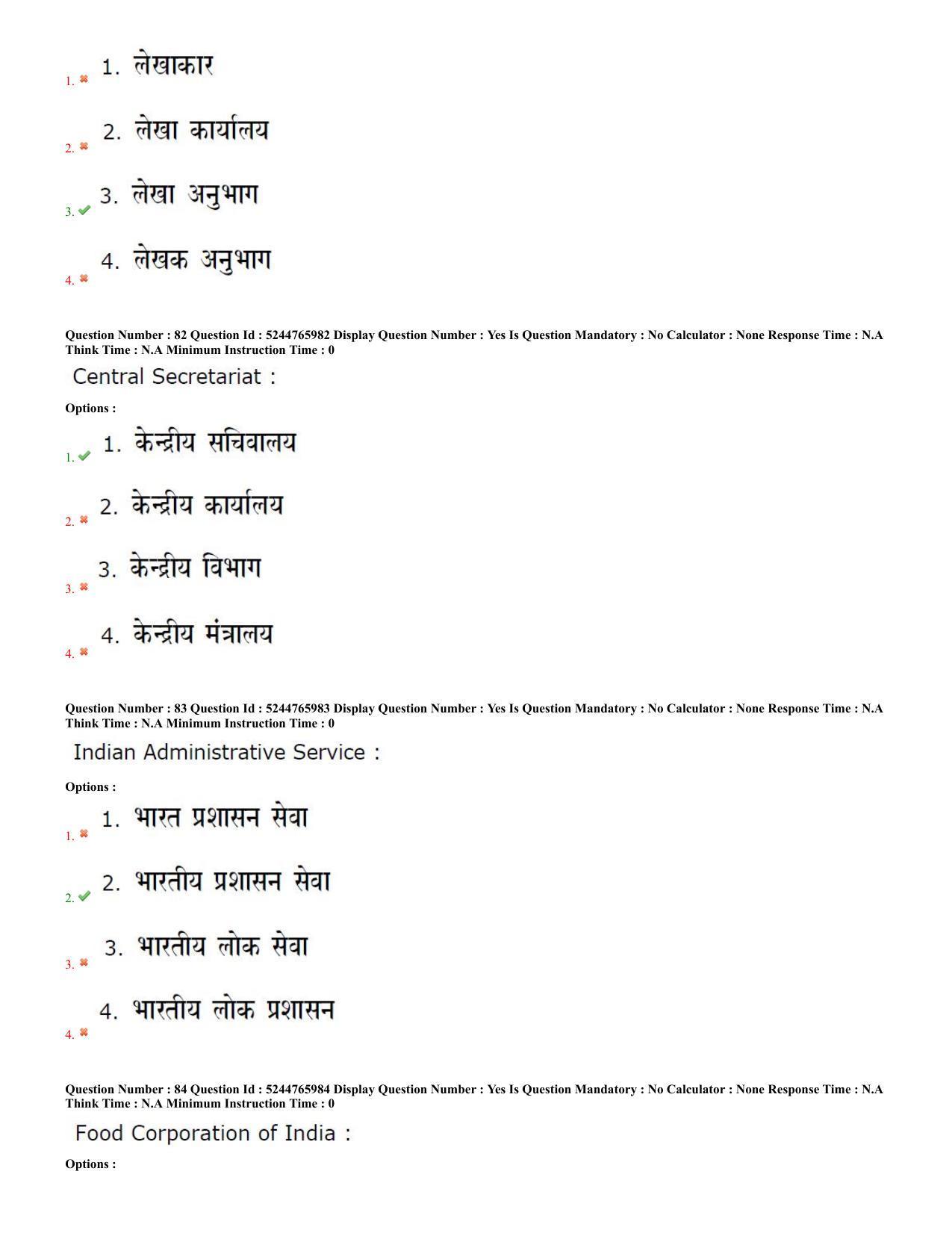 AP PGCET 2022 Hindi Paper with Answer Key - Page 29