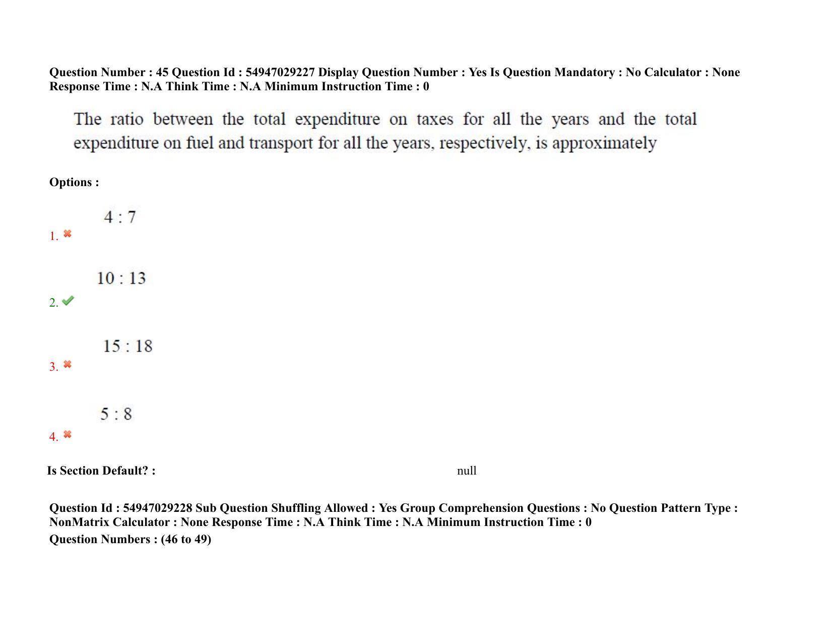 AP RCET 2022: Mathematics - 19-10-2022 (Wednesday) Session-II Question Paper With keys - Page 37