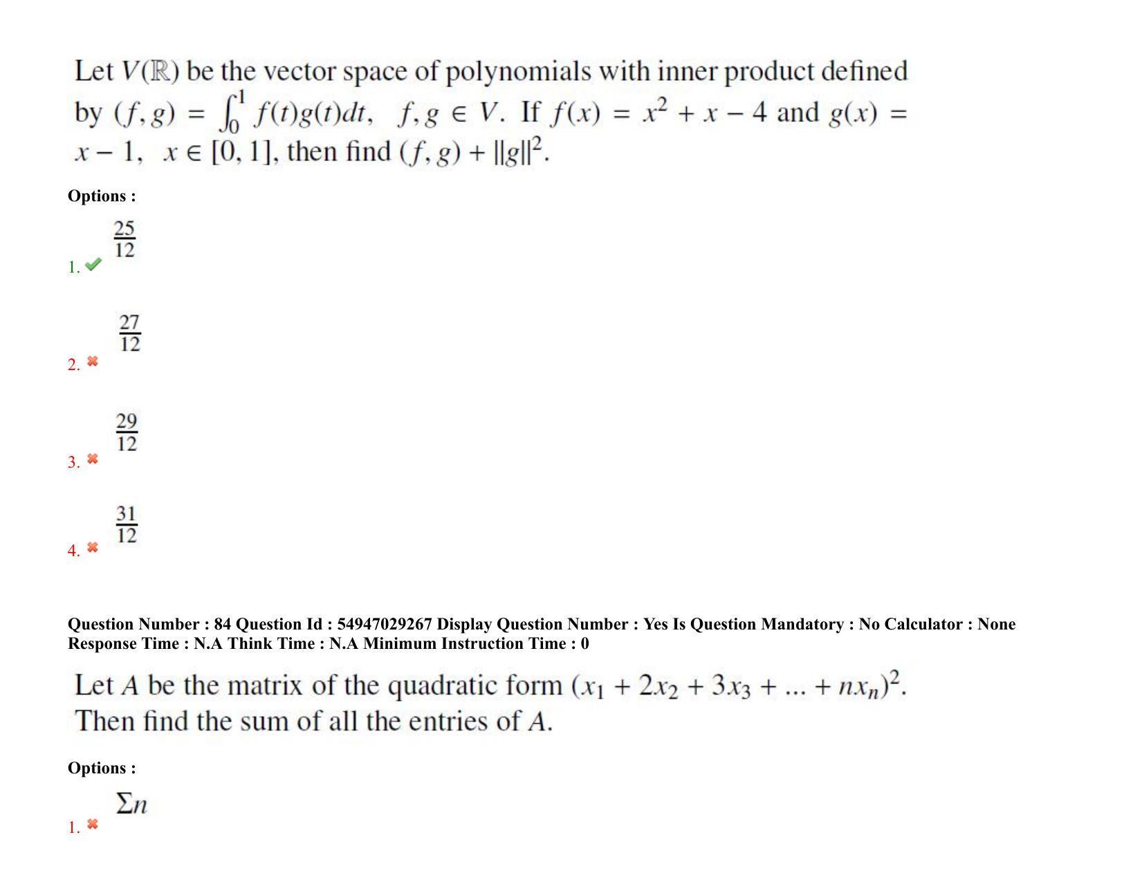 AP RCET 2022: Mathematics - 19-10-2022 (Wednesday) Session-II Question Paper With keys - Page 65