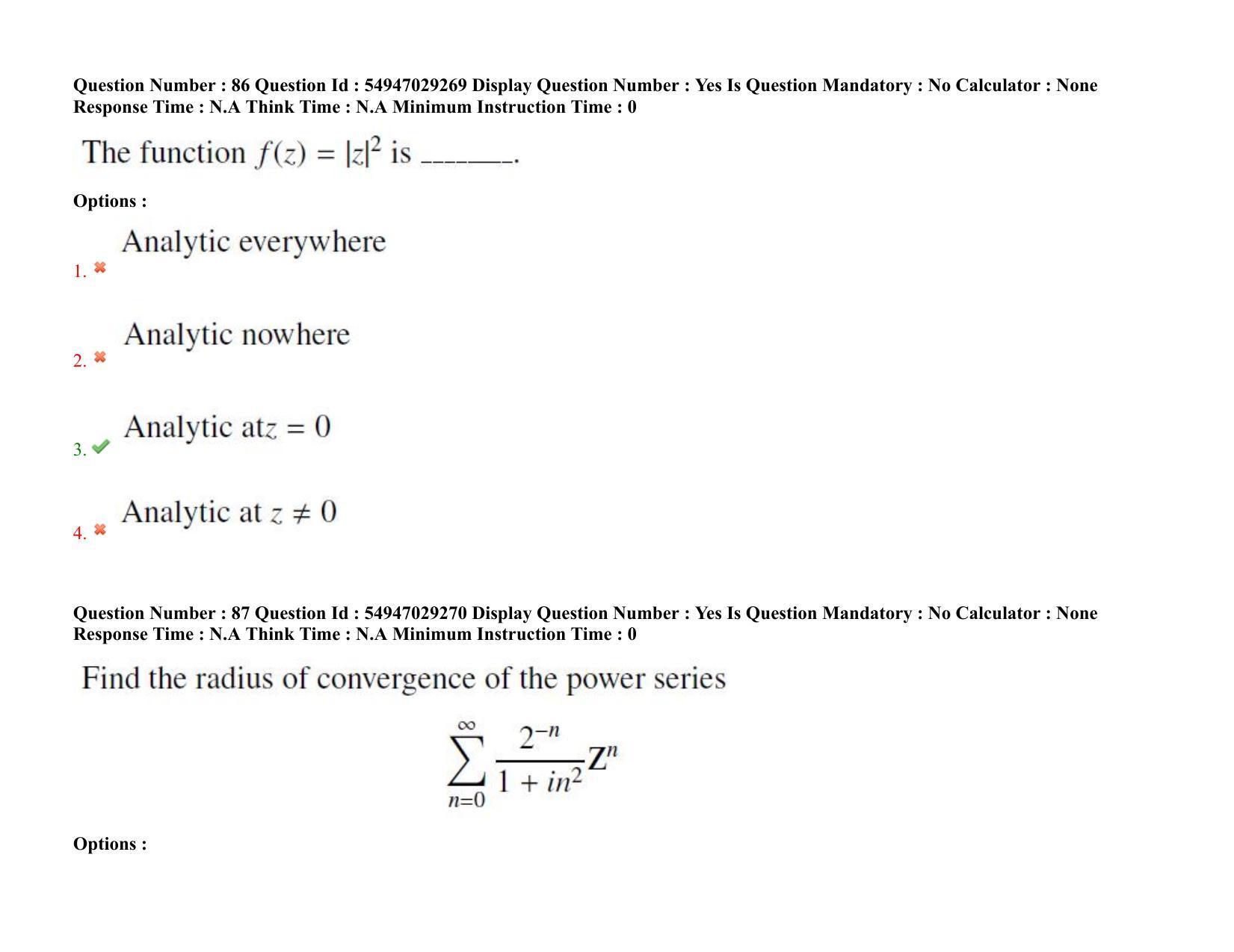 AP RCET 2022: Mathematics - 19-10-2022 (Wednesday) Session-II Question Paper With keys - Page 67