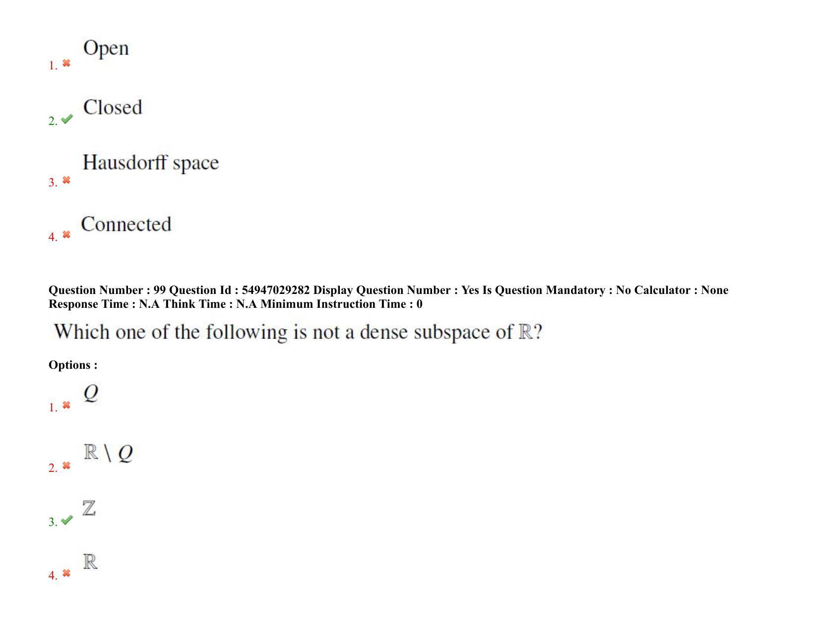 AP RCET 2022: Mathematics - 19-10-2022 (Wednesday) Session-II Question Paper With keys - Page 75