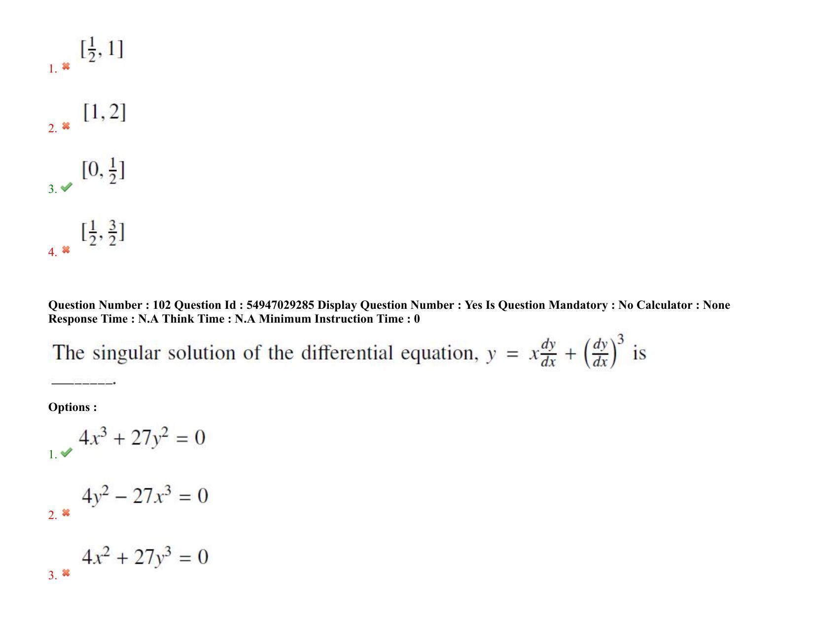 AP RCET 2022: Mathematics - 19-10-2022 (Wednesday) Session-II Question Paper With keys - Page 77
