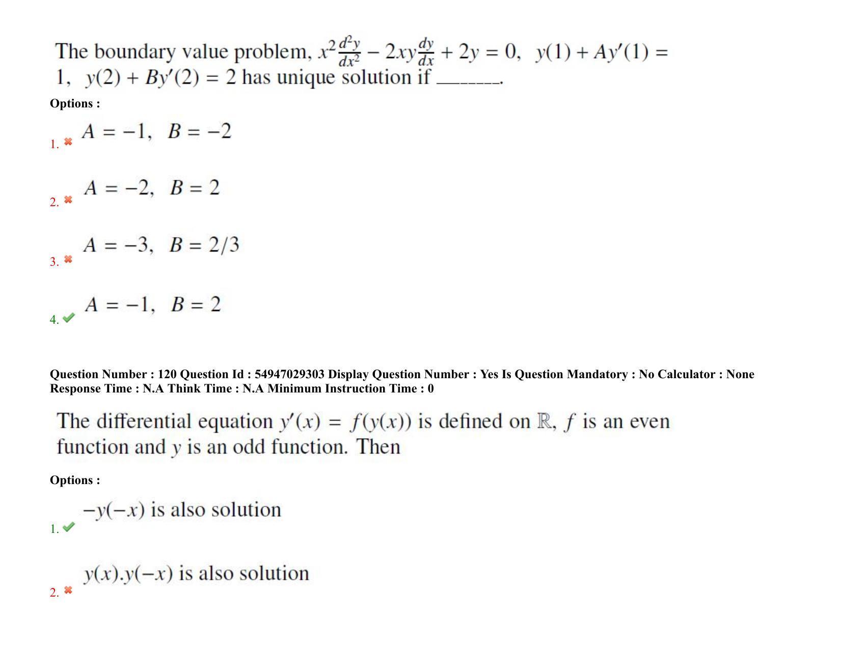 AP RCET 2022: Mathematics - 19-10-2022 (Wednesday) Session-II Question Paper With keys - Page 89