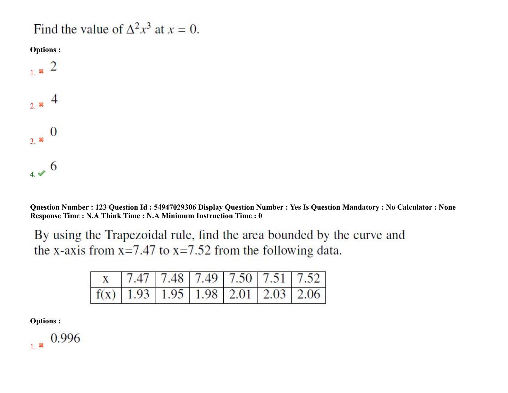 AP RCET 2022: Mathematics - 19-10-2022 (Wednesday) Session-II Question Paper With keys - Page 91