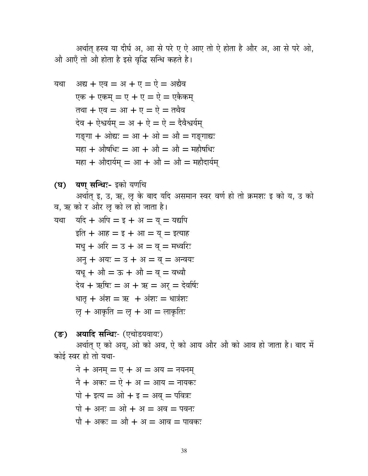 CBSE Worksheets for Class 10 Sanskrit Assignment 7 - Page 38