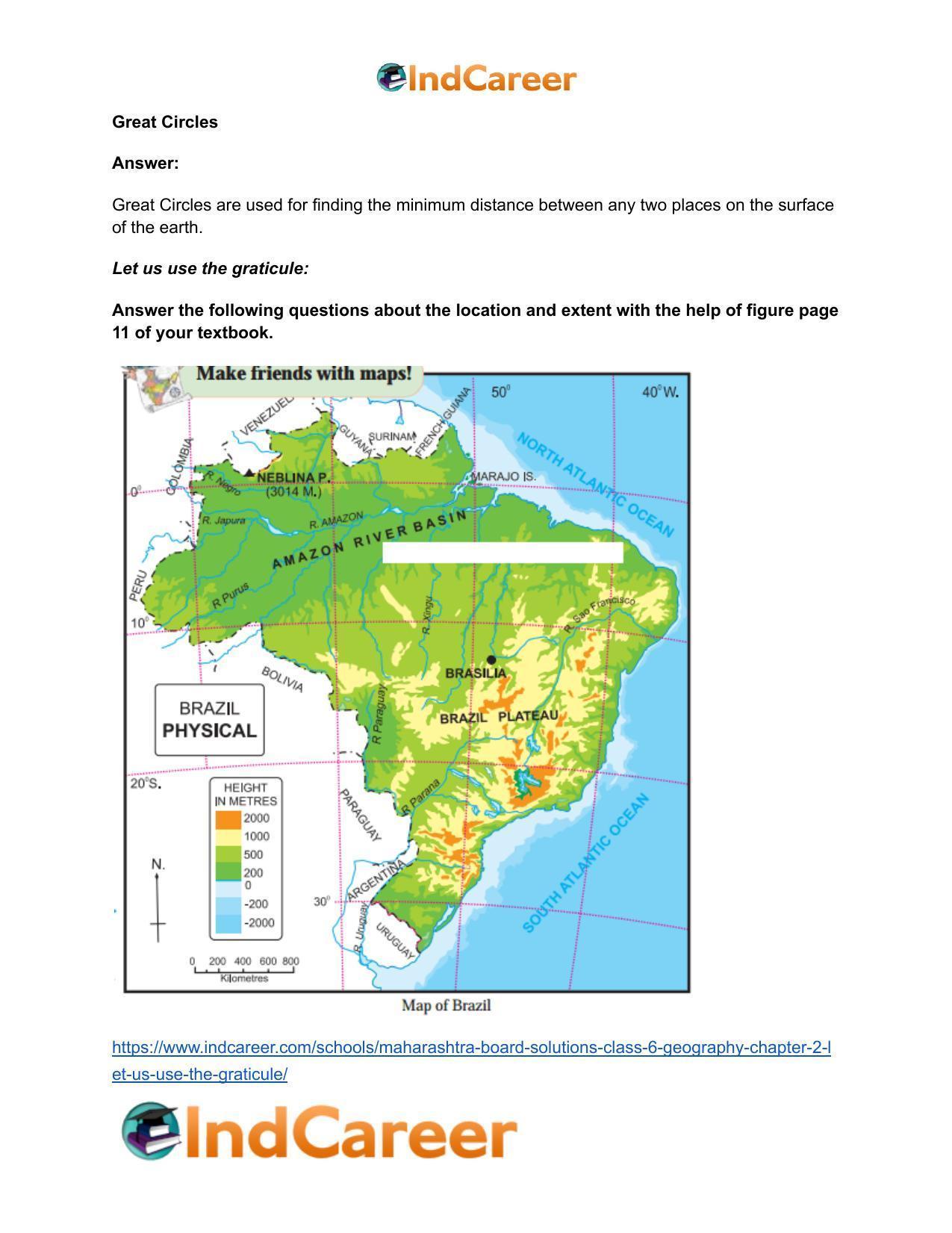 Maharashtra Board Solutions Class 6-Geography: Chapter 2- Let us Use the Graticule - Page 12