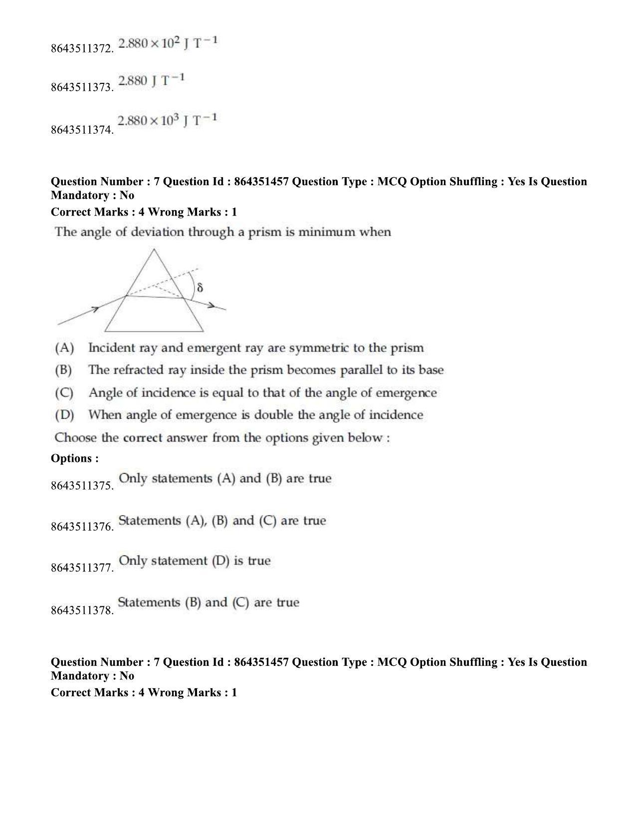 JEE Mains 2021: BTech EO (Shift 1) 16-03-2021 Question Paper - Page 10