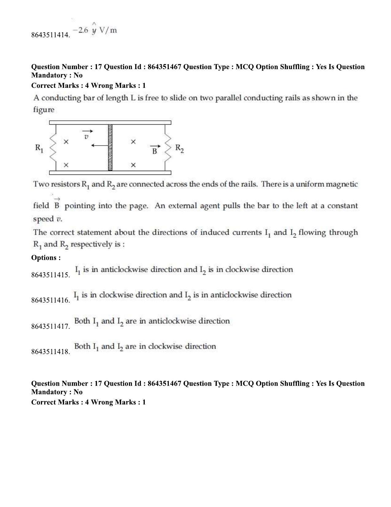 JEE Mains 2021: BTech EO (Shift 1) 16-03-2021 Question Paper - Page 20