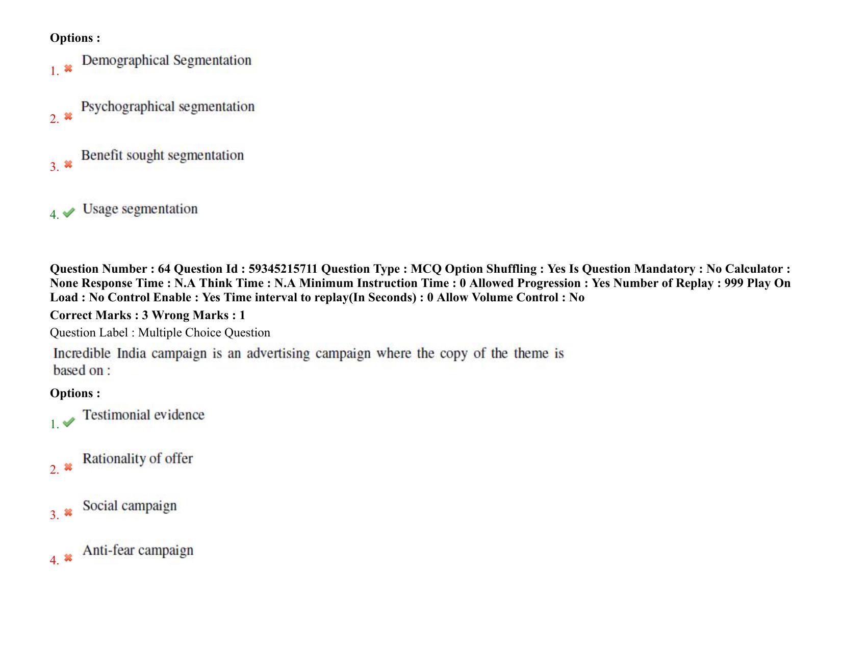 BHU RET Hospitality and Tourism Management 2021 Question Pape - Page 50