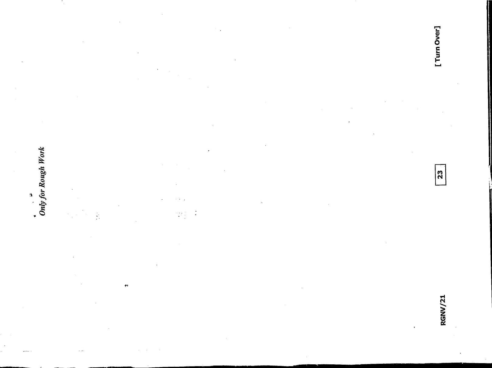 RGNV Entrance Exam 2021 Question Paper - Page 23