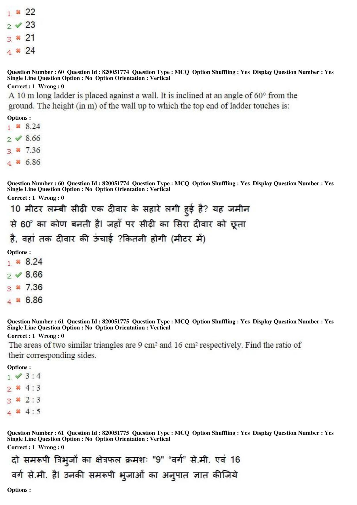 MP CPCT 17th Jan 2016 CPCT Question Paper Shift 1 - Page 32
