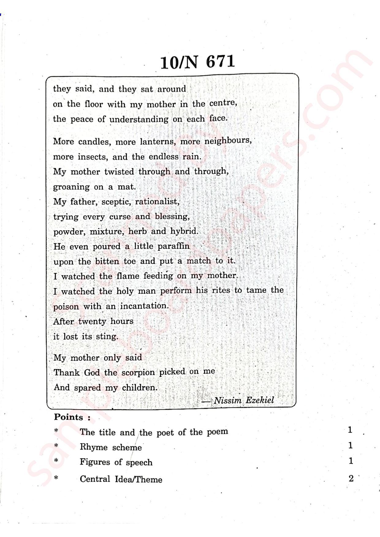 Maharashtra Board SSC English 2022 Question Paper - Page 10