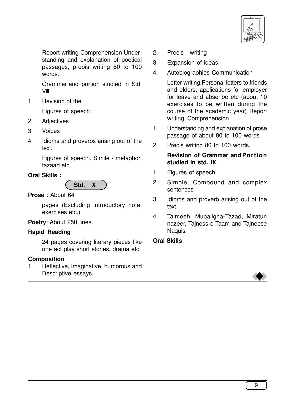 Maharashtra SSC Syllabus (Complete) - Page 30