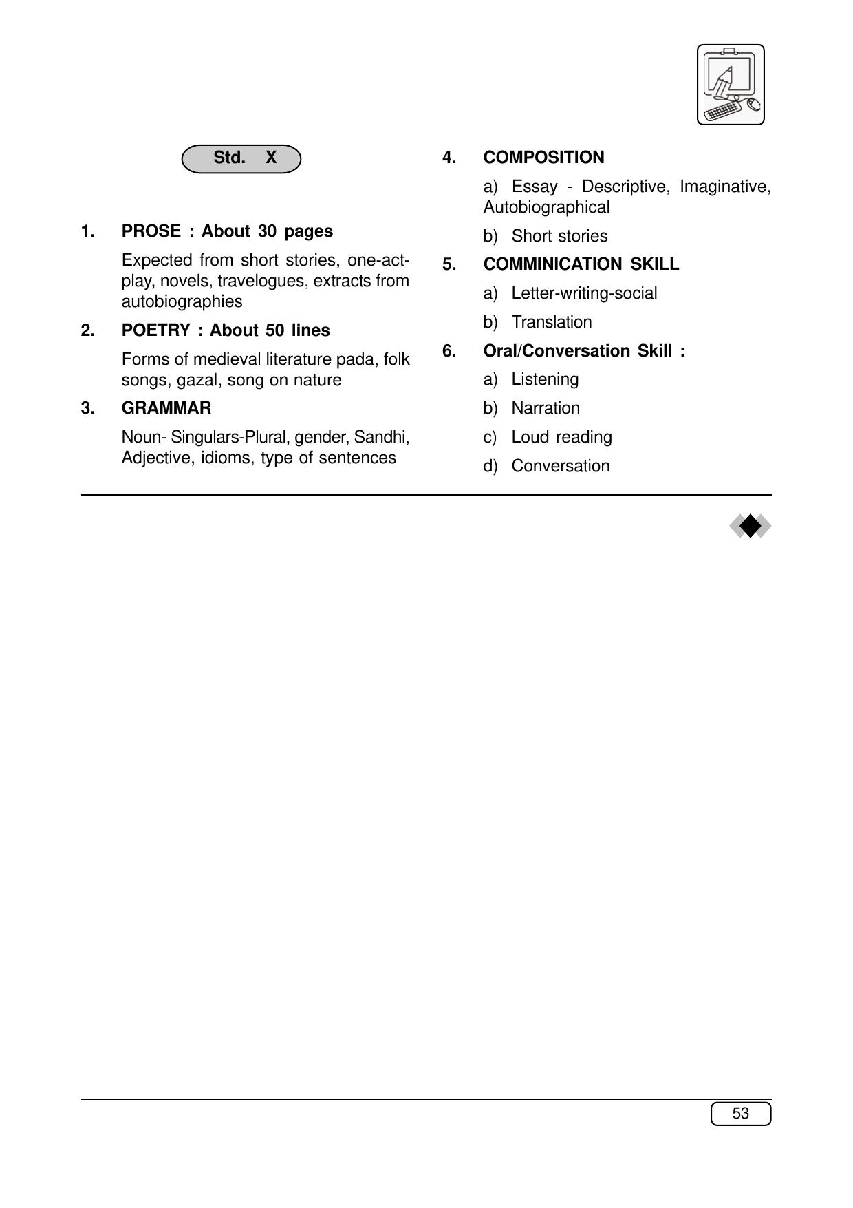 Maharashtra SSC Syllabus (Complete) - Page 74