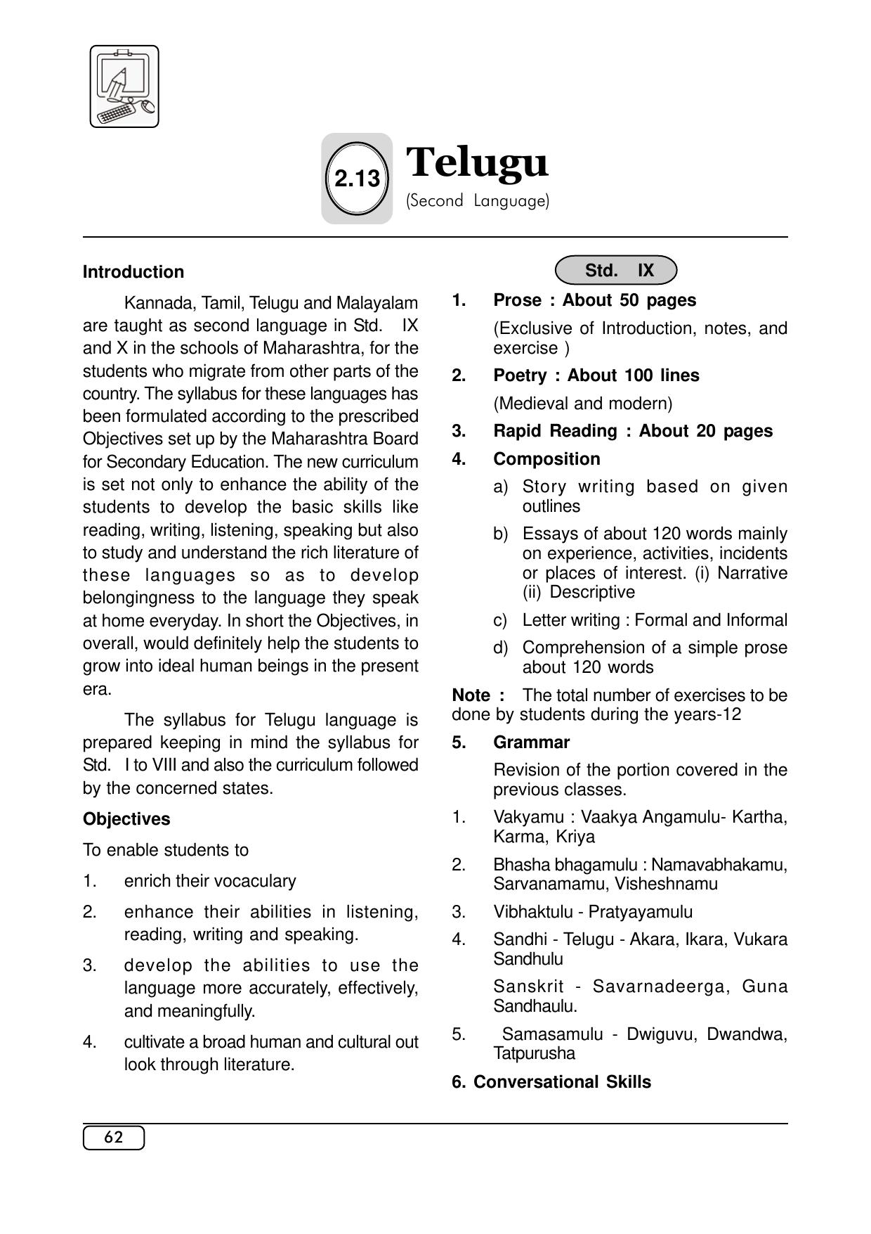 Maharashtra SSC Syllabus (Complete) - Page 83