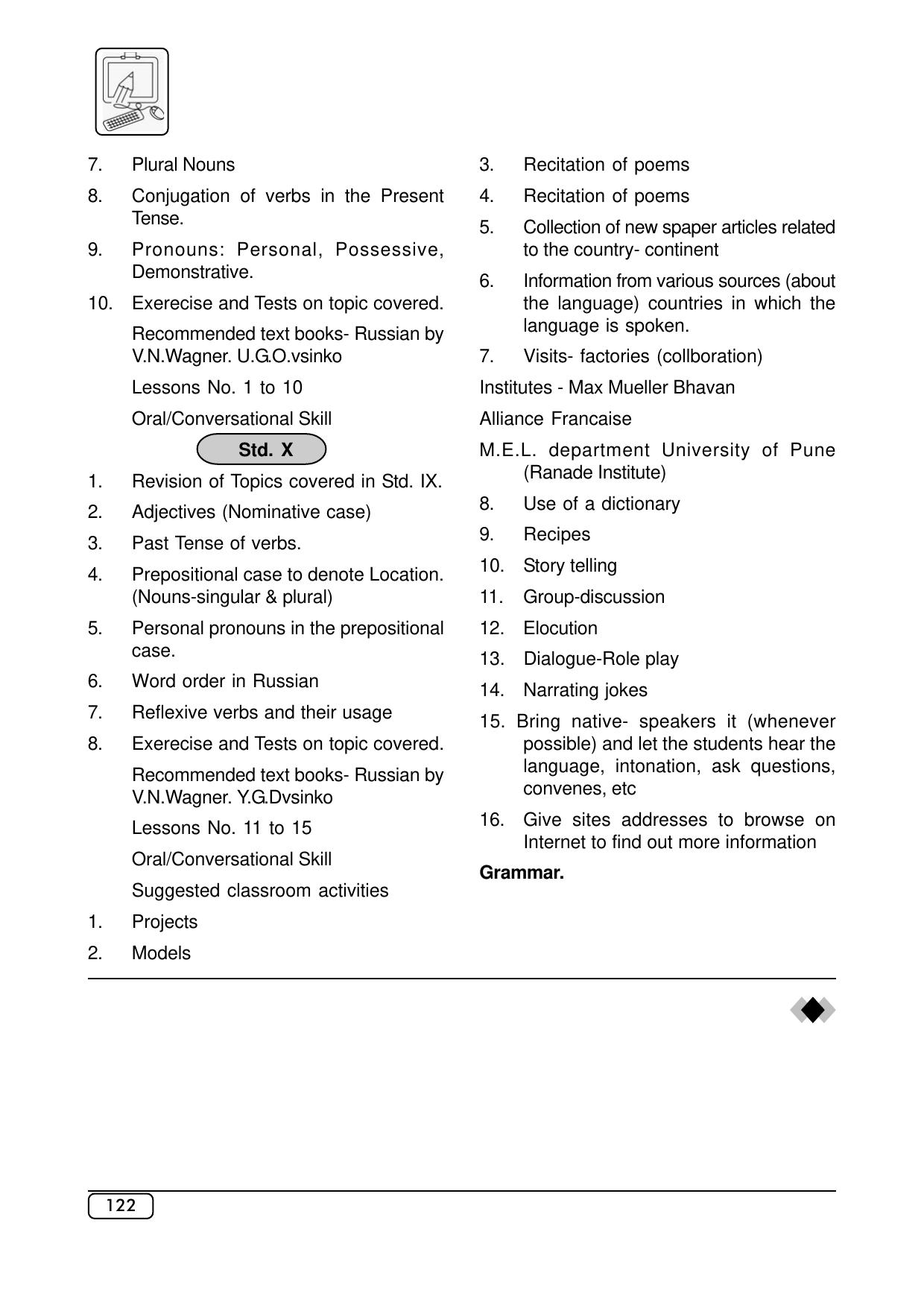 Maharashtra SSC Syllabus (Complete) - Page 143