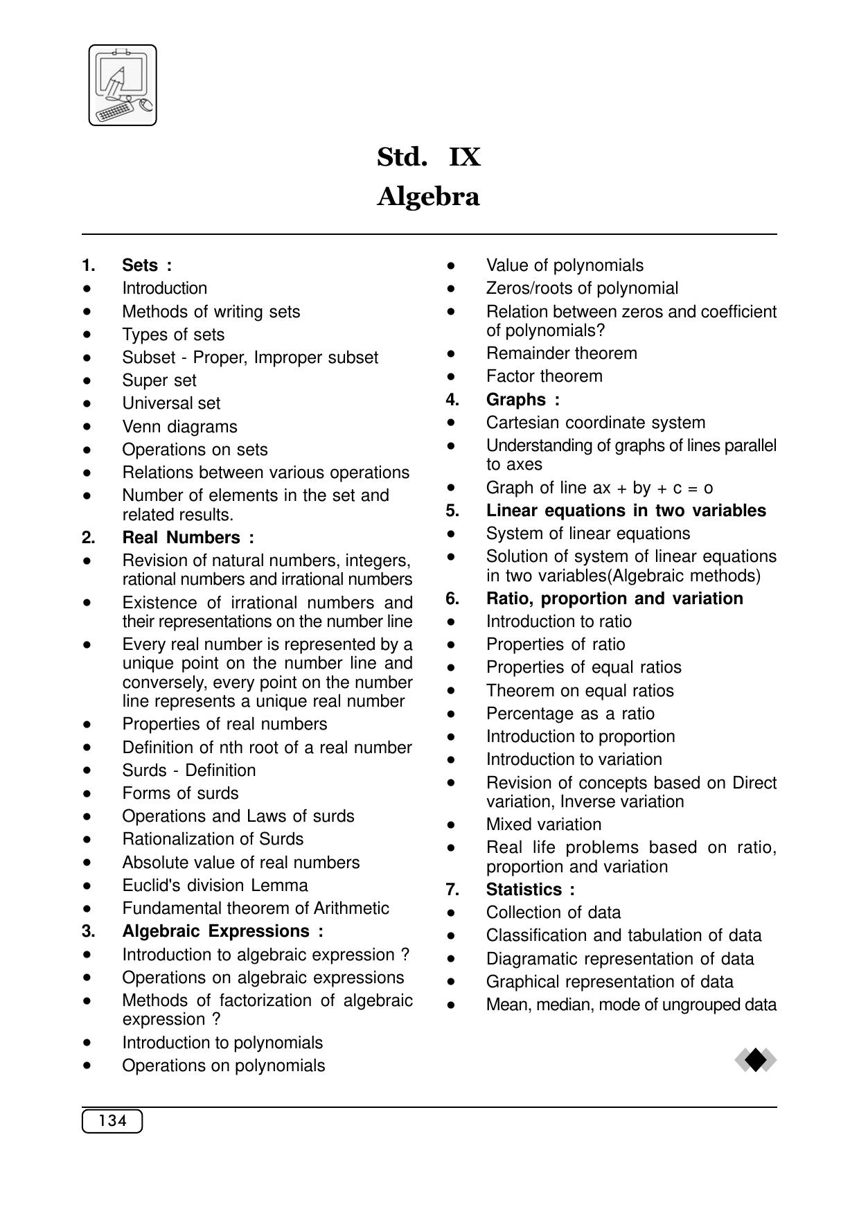 Maharashtra SSC Syllabus (Complete) - Page 155