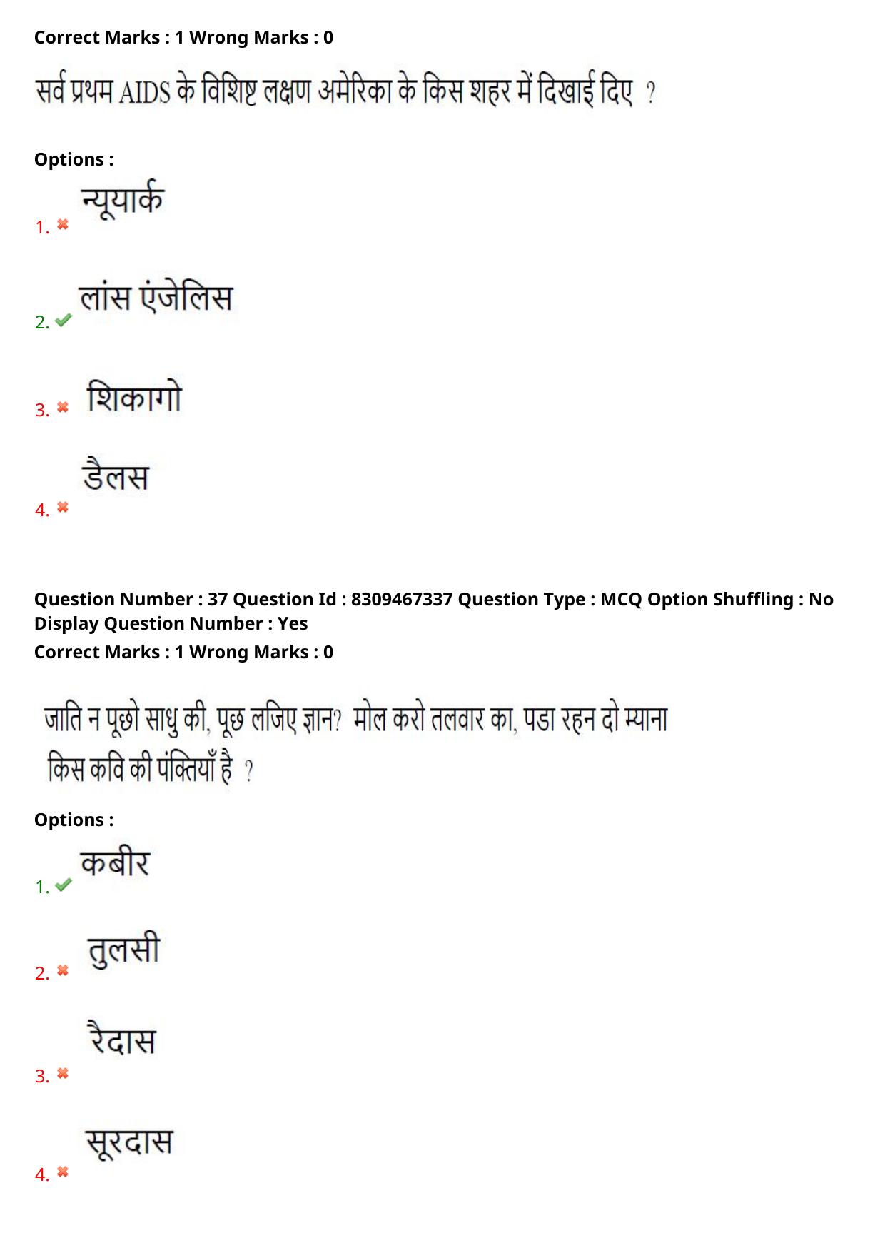 APPGCET 2024 Hindi Paper with Answer Key - Page 20