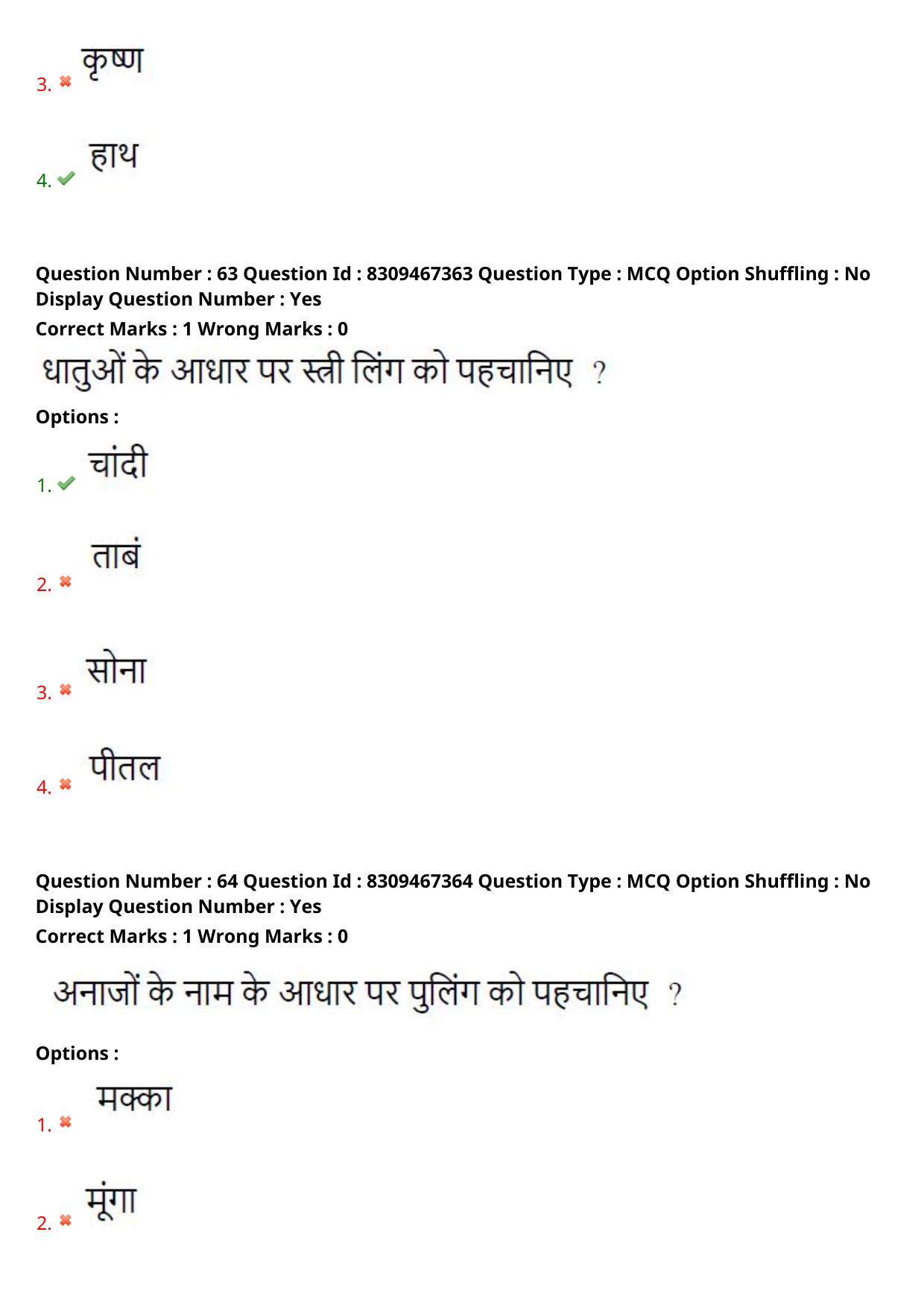 APPGCET 2024 Hindi Paper with Answer Key - Page 34