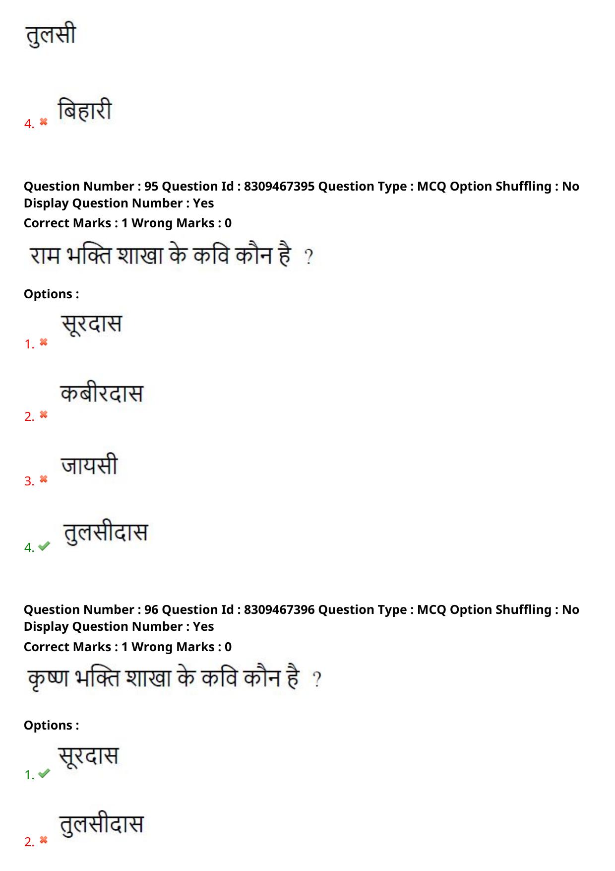 APPGCET 2024 Hindi Paper with Answer Key - Page 51