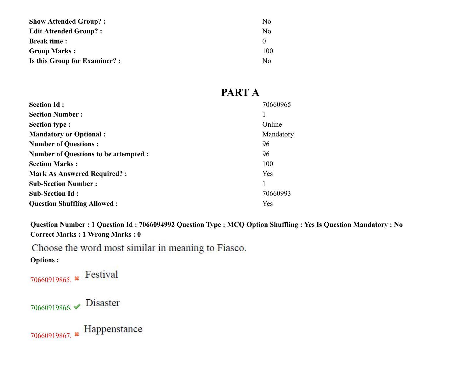 TS CPGET 2020 M.B.A. (5 years Integrated) (Shift 3) Question Paper with Answer Key - Page 2