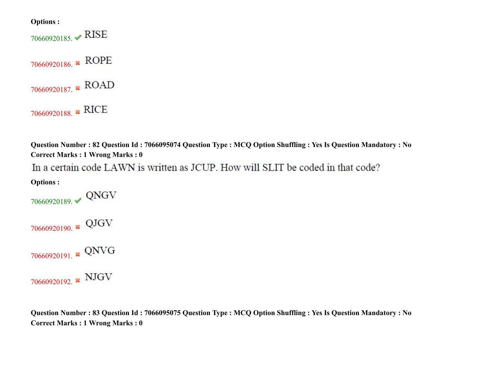 TS CPGET 2020 M.B.A. (5 years Integrated) (Shift 3) Question Paper with Answer Key - Page 48