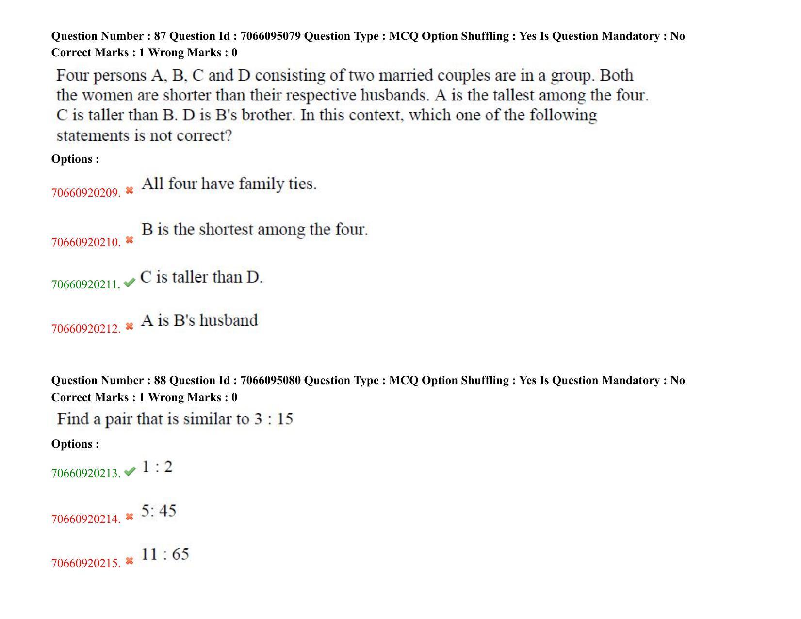 TS CPGET 2020 M.B.A. (5 years Integrated) (Shift 3) Question Paper with Answer Key - Page 51