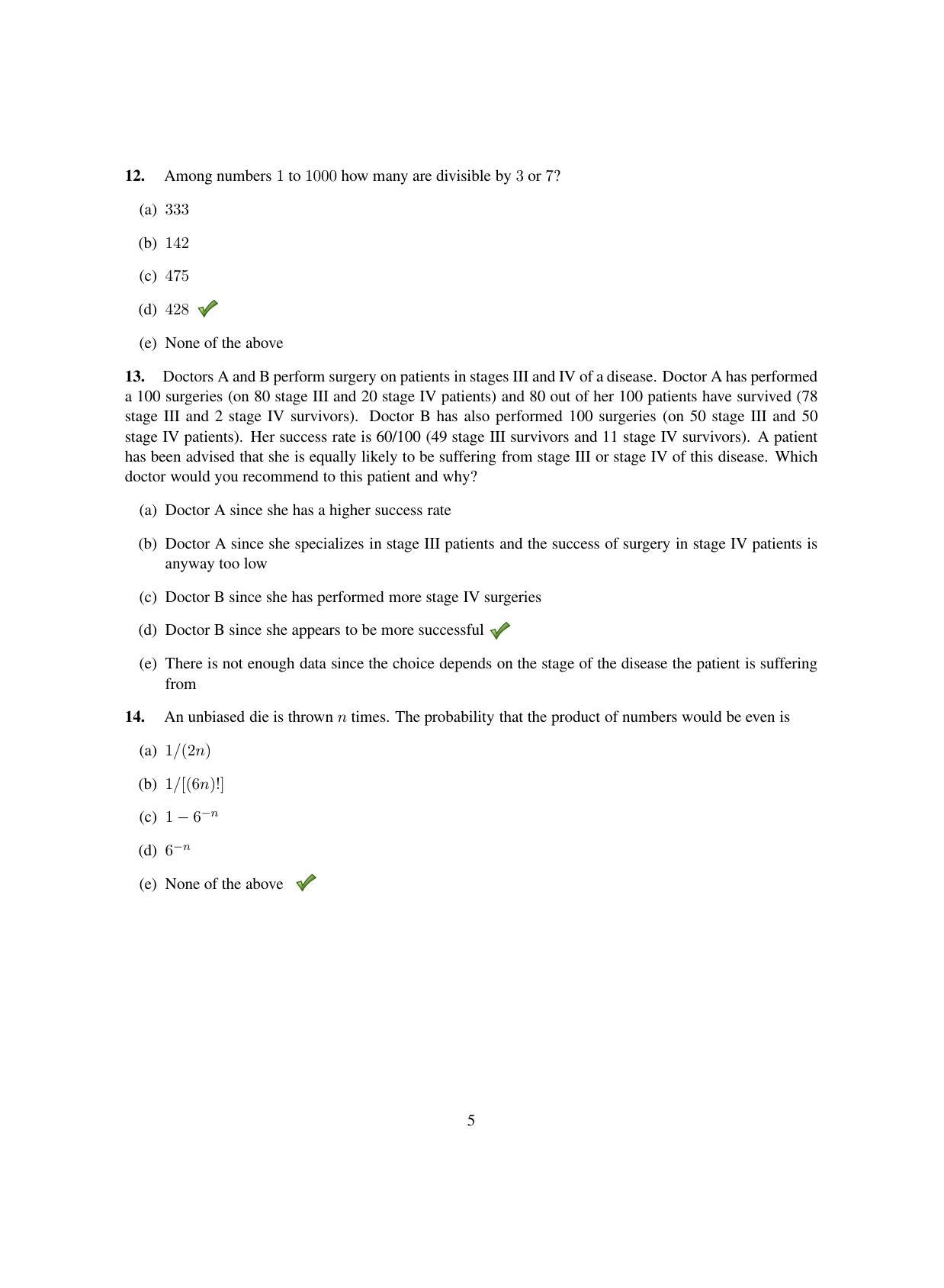 TIFR GS 2013 Computer & Systems Sciences Question Paper - Page 6