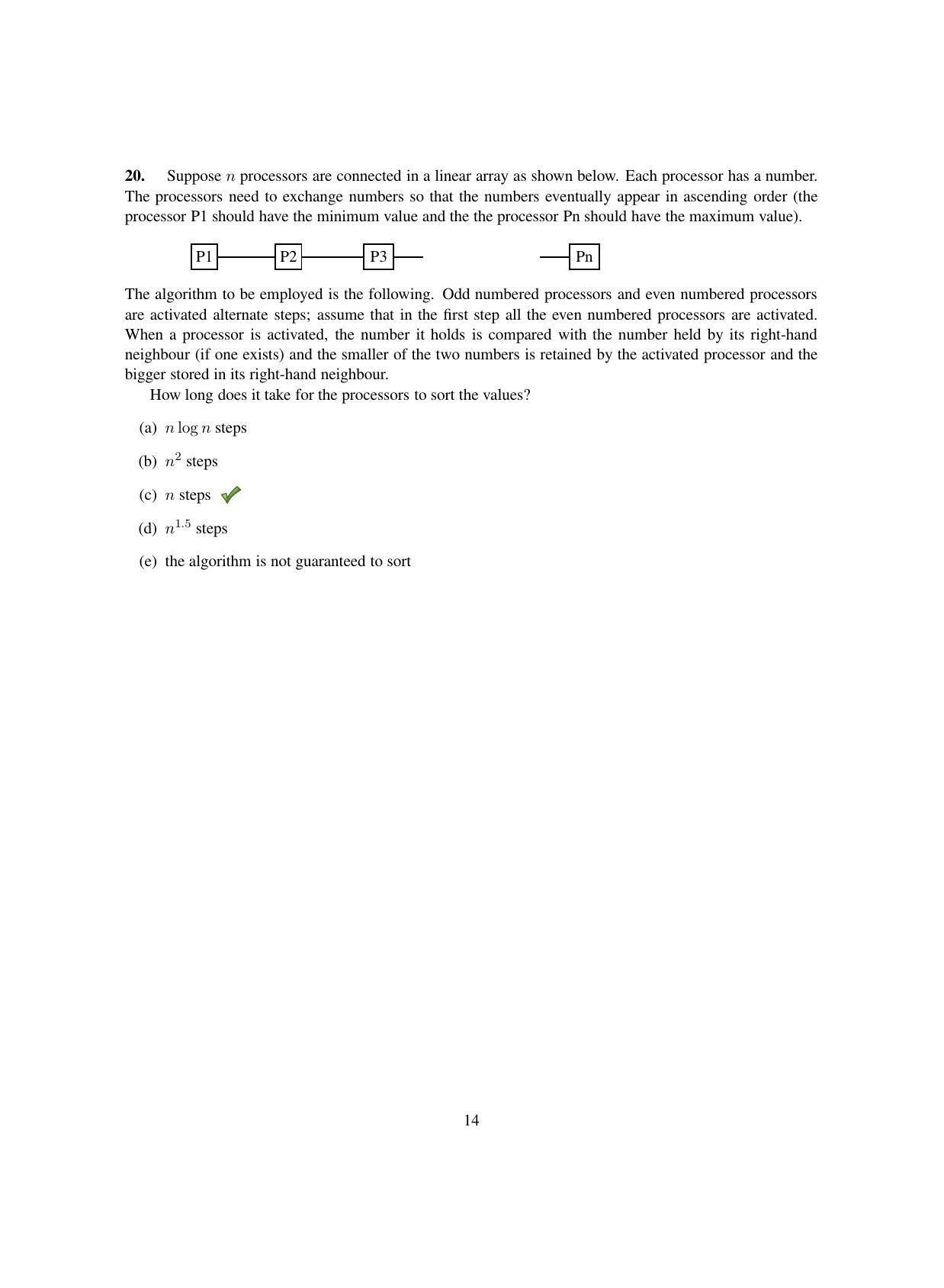 TIFR GS 2013 Computer & Systems Sciences Question Paper - Page 15