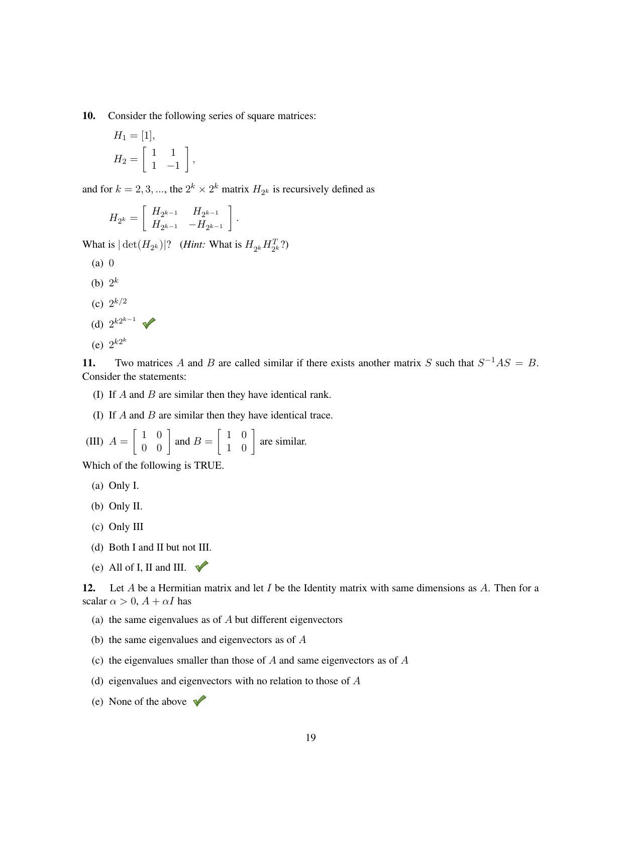 TIFR GS 2013 Computer & Systems Sciences Question Paper - Page 20