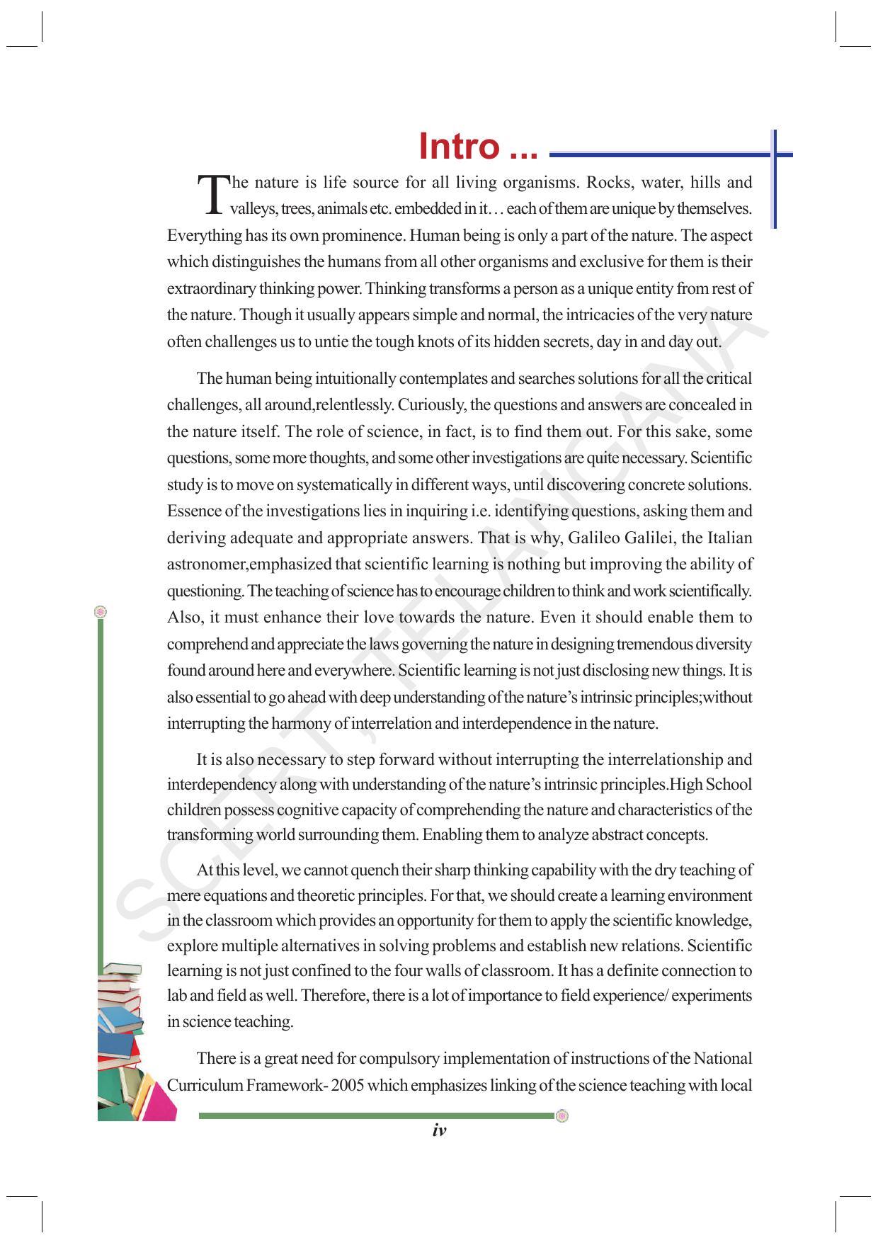 TS SCERT Class 8 Physical Science  (English Medium) Text Book - Page 6