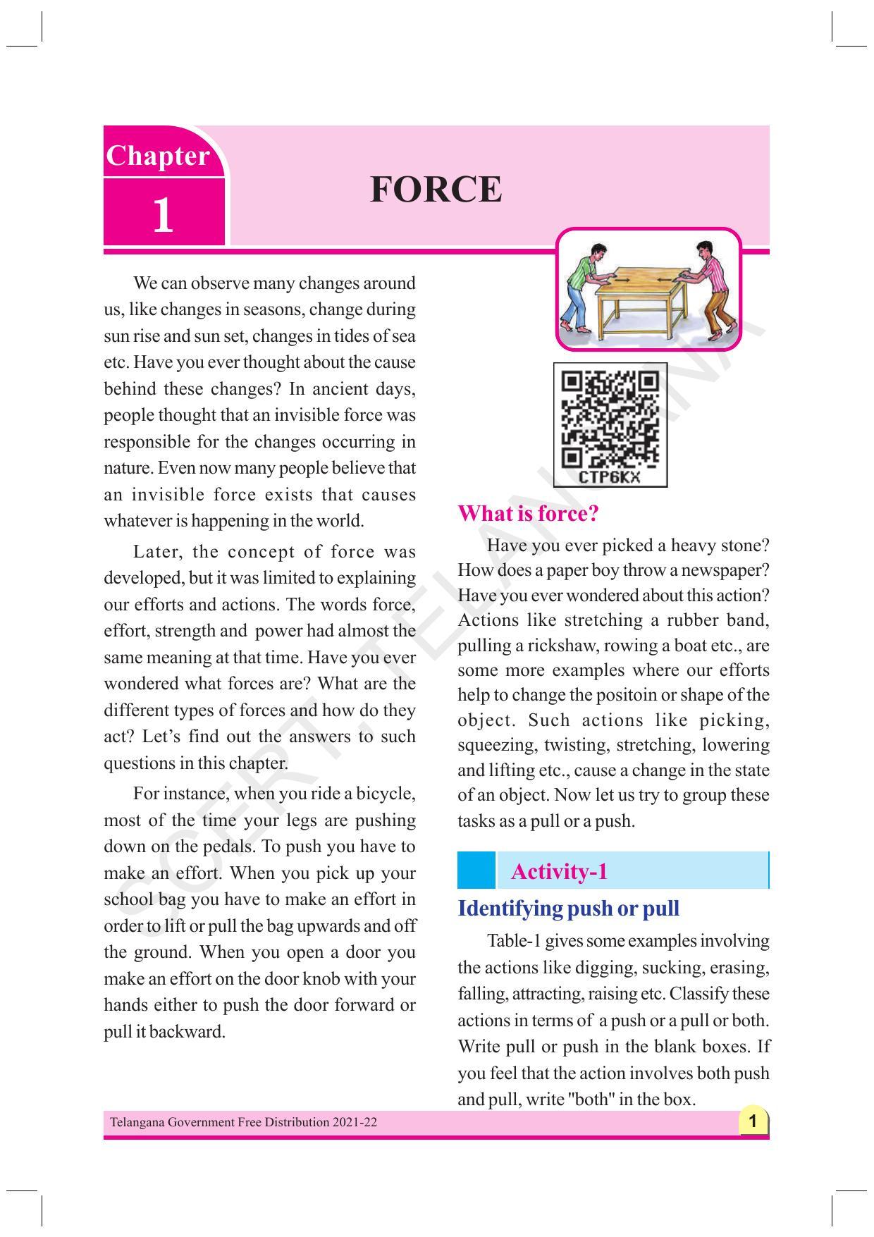 TS SCERT Class 8 Physical Science  (English Medium) Text Book - Page 13