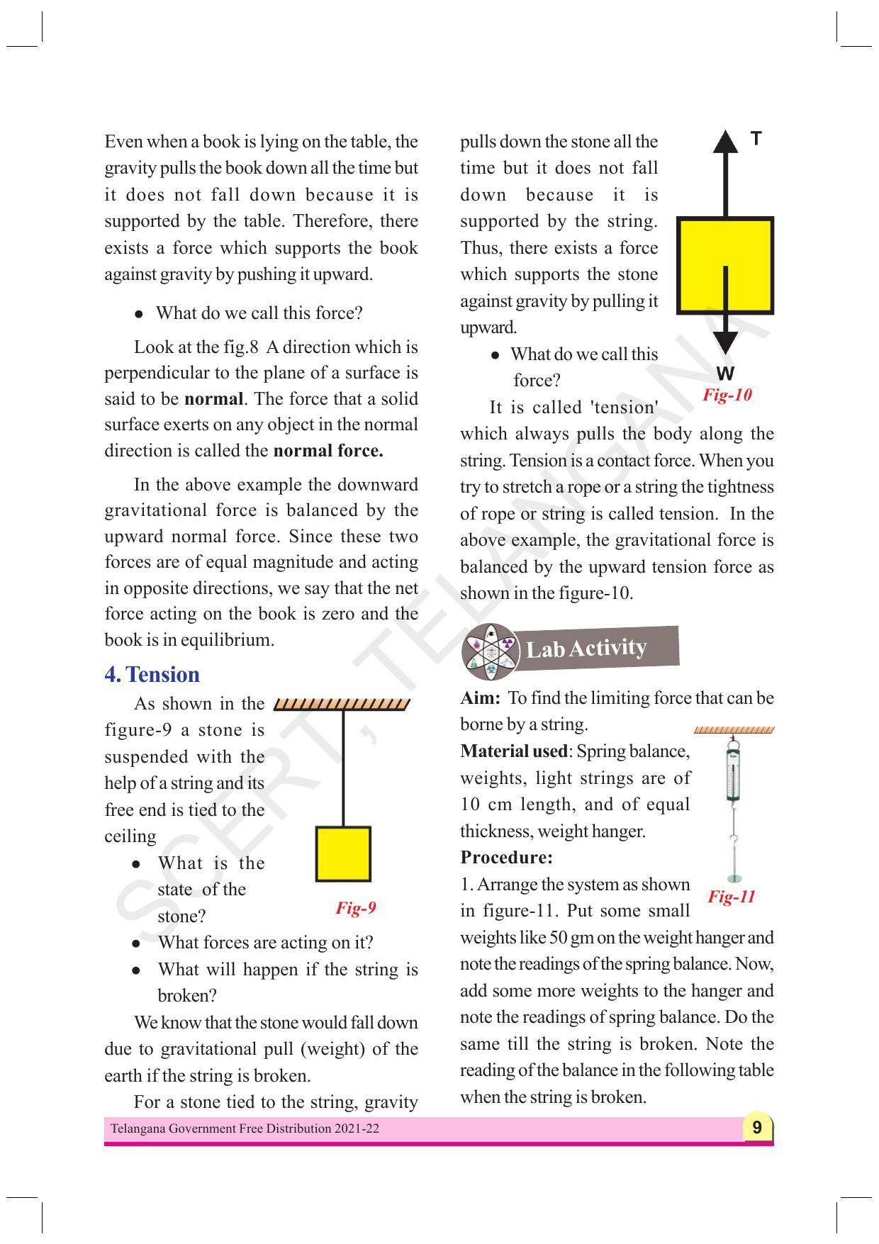 TS SCERT Class 8 Physical Science  (English Medium) Text Book - Page 21