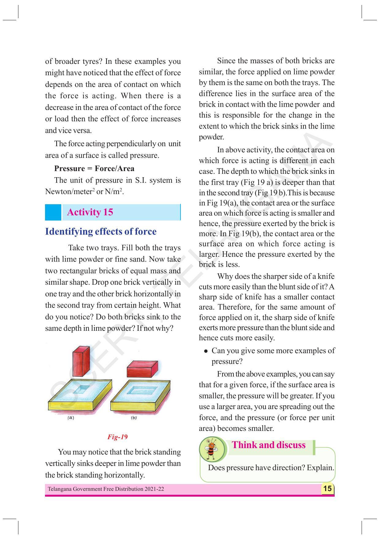 TS SCERT Class 8 Physical Science  (English Medium) Text Book - Page 27