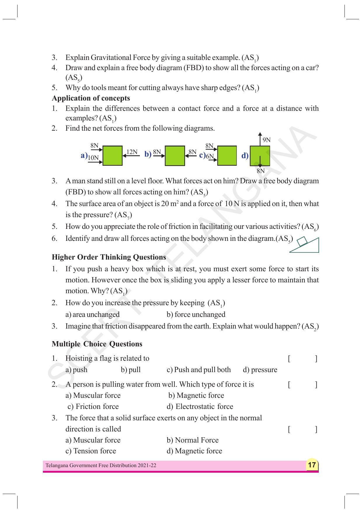 TS SCERT Class 8 Physical Science  (English Medium) Text Book - Page 29