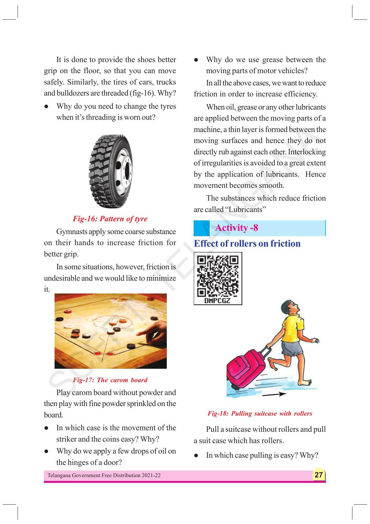 TS SCERT Class 8 Physical Science  (English Medium) Text Book - Page 39