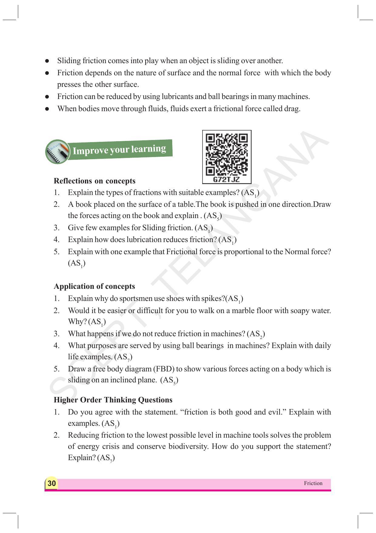 TS SCERT Class 8 Physical Science  (English Medium) Text Book - Page 42