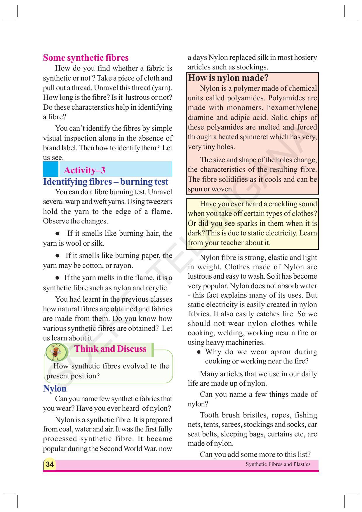 TS SCERT Class 8 Physical Science  (English Medium) Text Book - Page 46