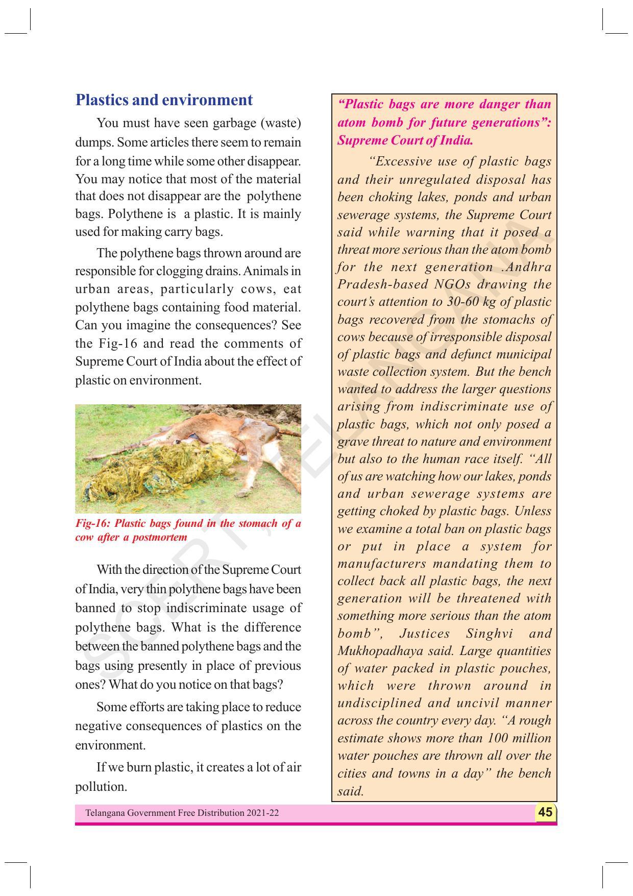 TS SCERT Class 8 Physical Science  (English Medium) Text Book - Page 57