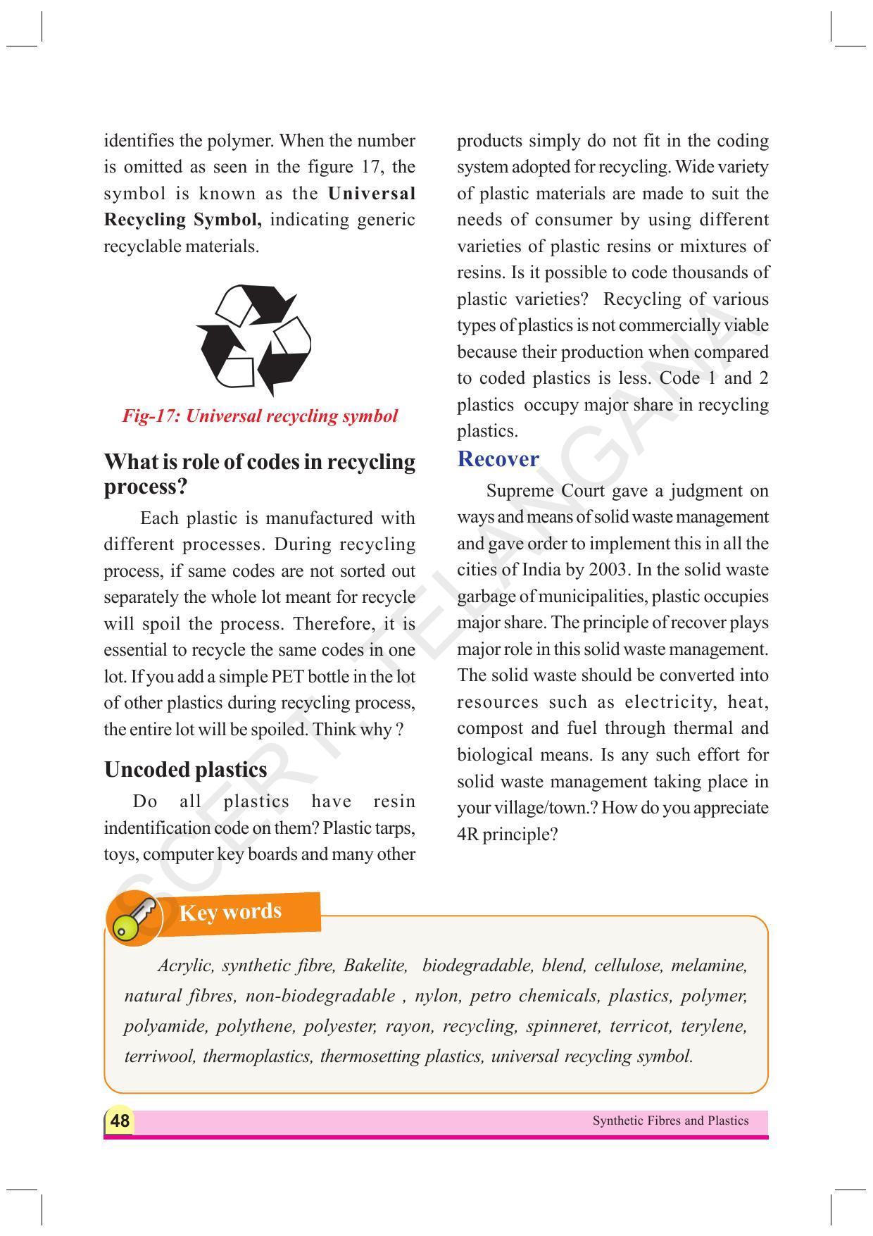 TS SCERT Class 8 Physical Science  (English Medium) Text Book - Page 60
